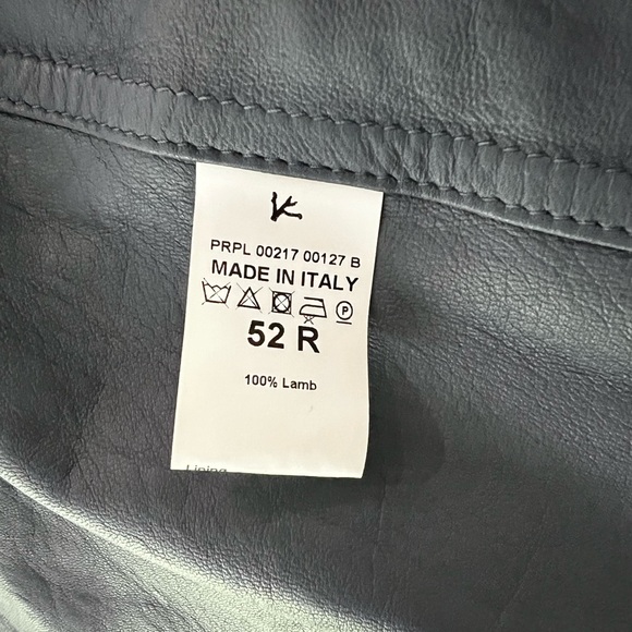 Isaia Dark Gray Short Sleeve Shirt Jacket - Picture 5 of 10